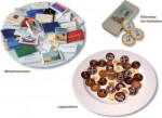 Schokolade und Pralinen mit Logo in individueller Verpackung, Werbegeschenke