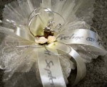 Bonboniere zur Silbernen und Goldenen Hochzeit, Tischdekoration