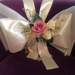 Festliche Autodekoration zur Hochzeit!!
