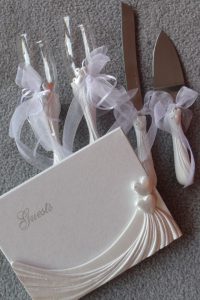 Hochzeitszubehör, Dekoration für die Hochzeit, Ausstattung zur Hochzeit