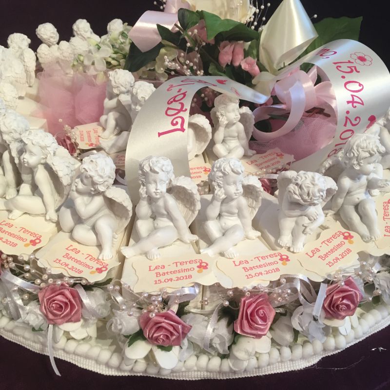 Gastgeschenke oder Bonboniere als Torte zur Taufe
