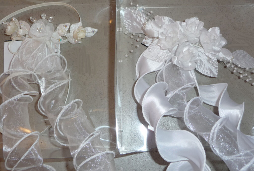 Kommunionsbedarf, Erstkommunion Zubehör; Haarschmuck