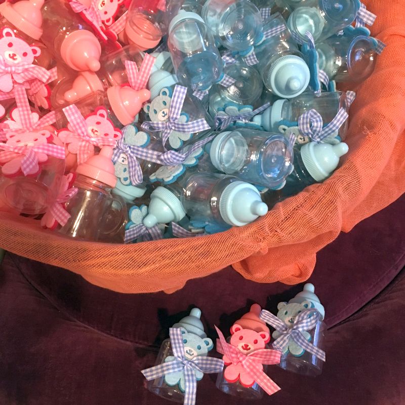 Dekofigur Baby Baby schlafend in Herz,Gastgeschenk,Taufe,Bomboniere 