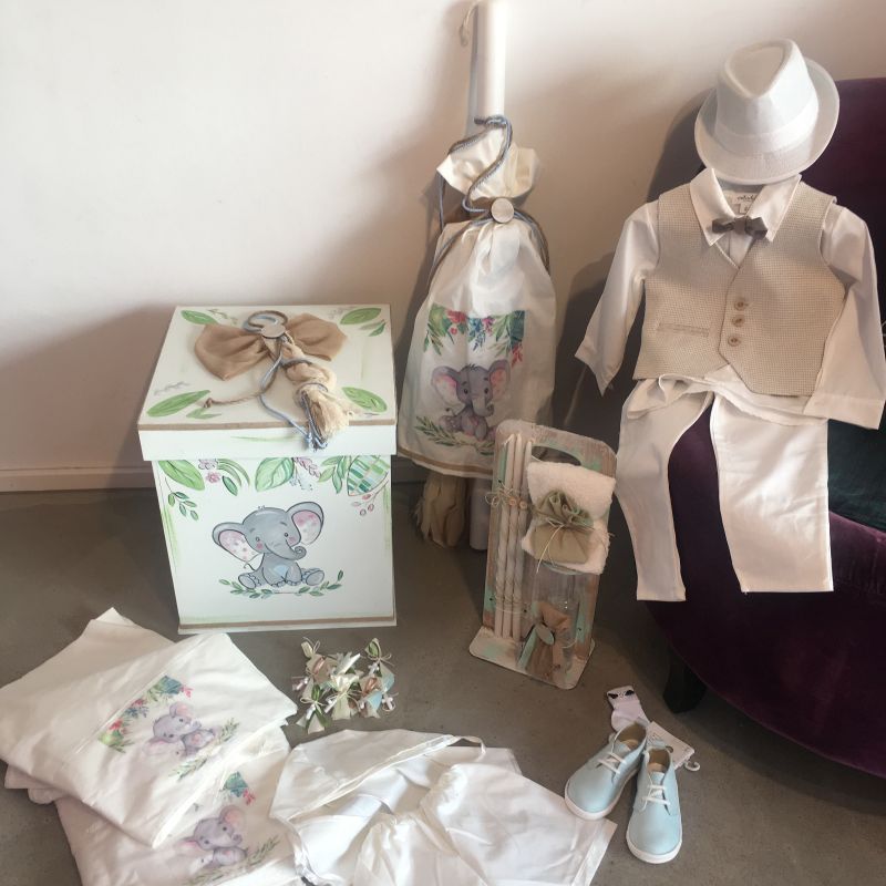 Taufset zur griechisch orthodxe Taufe, Baptistika