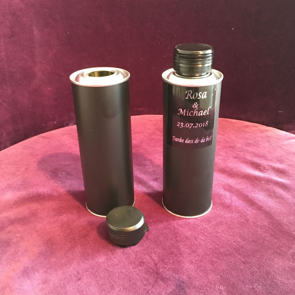 Moderne Flasche zum selber dekorieren