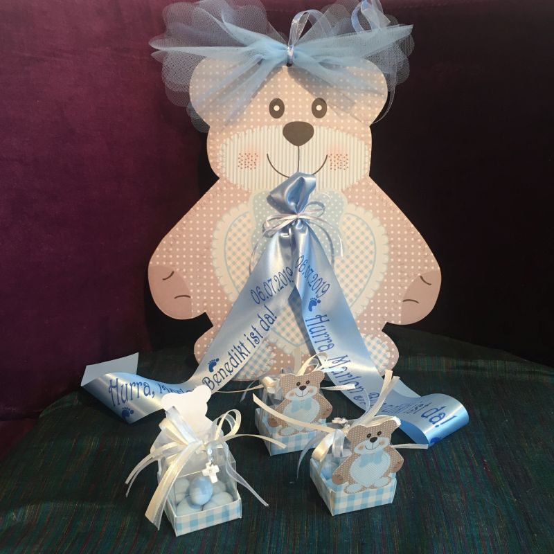 Gastgeschenke Bonboniere Giveaways zur Taufe
