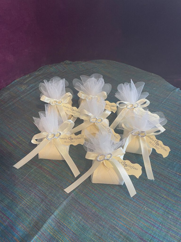 Gastgeschenke zur Hochzeit mit Eheringe 