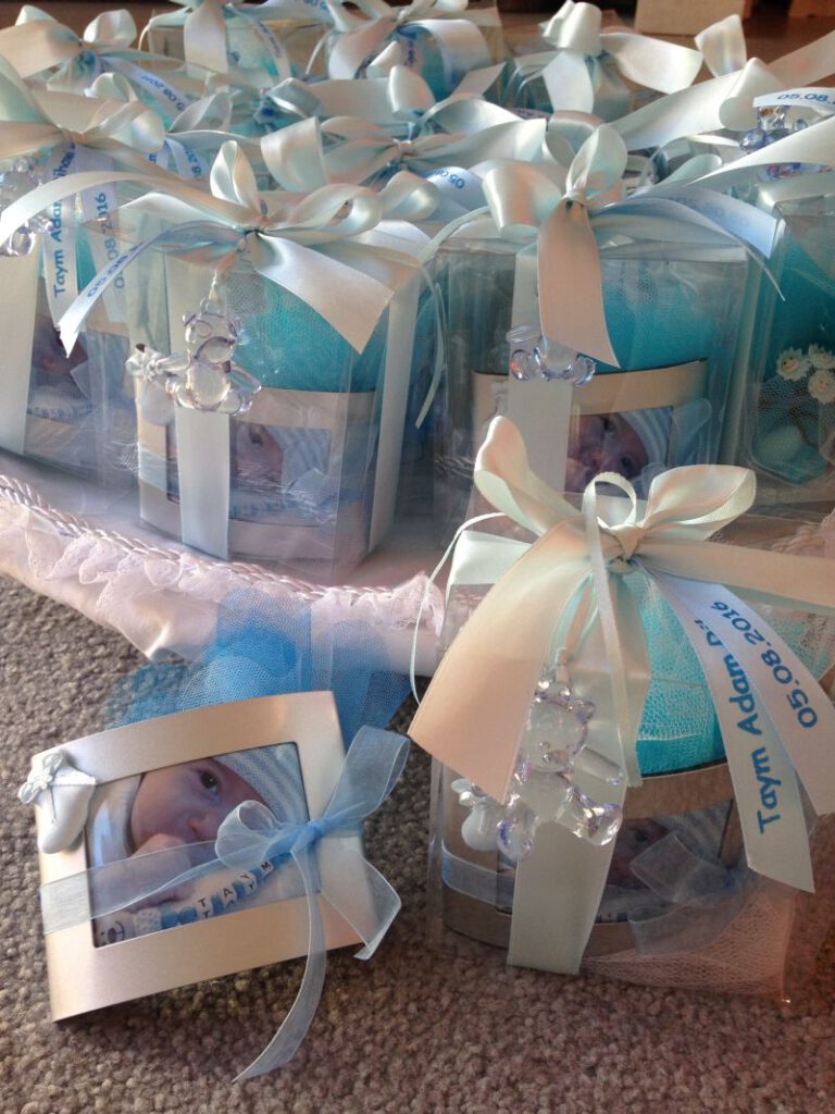 Wunderschöne Gastgeschenke für die Taufe